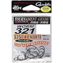 ワーム閲覧用 Amazon | がまかつ(Gamakatsu) ワームフック ワーム321 ファイン